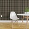 Peel & Stick Wallpaper 2FT Wide Rustic Brown Plaid Masculine Tartan Check Neutral Tones Browns Custom Removable Wallpaper by Spoonflower